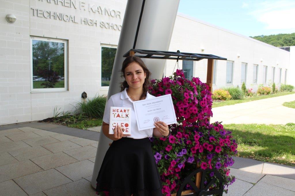 Kaynor Junior Honored By Baypath University W F Kaynor Technical 